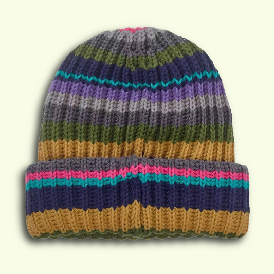 *New* Supreme Ribbed Classic Logo Knit Beanie (FW26) - O/S - Multicolor