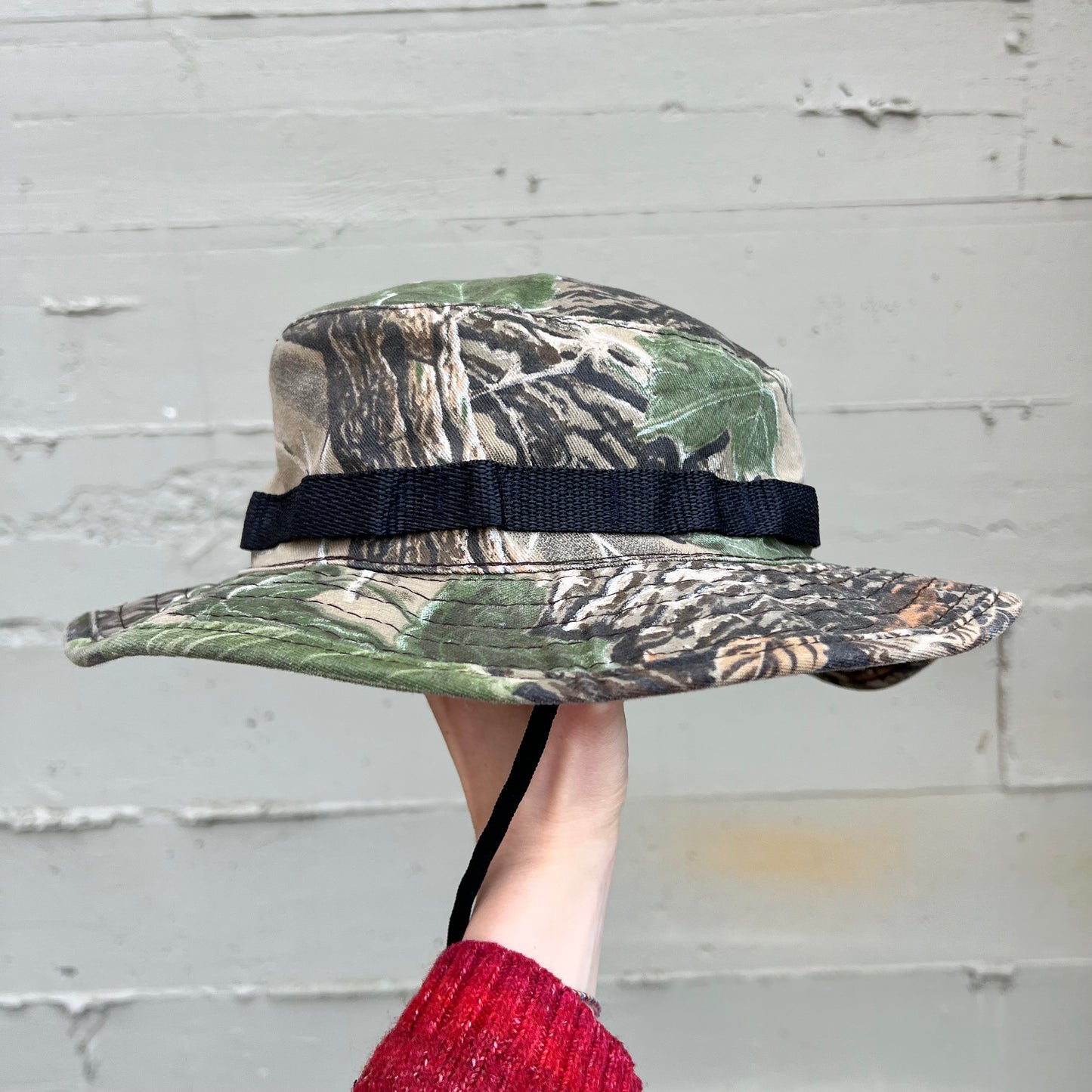 Vintage Realtree Camo Boonie Bucket Hat - Size Large - Made in USA