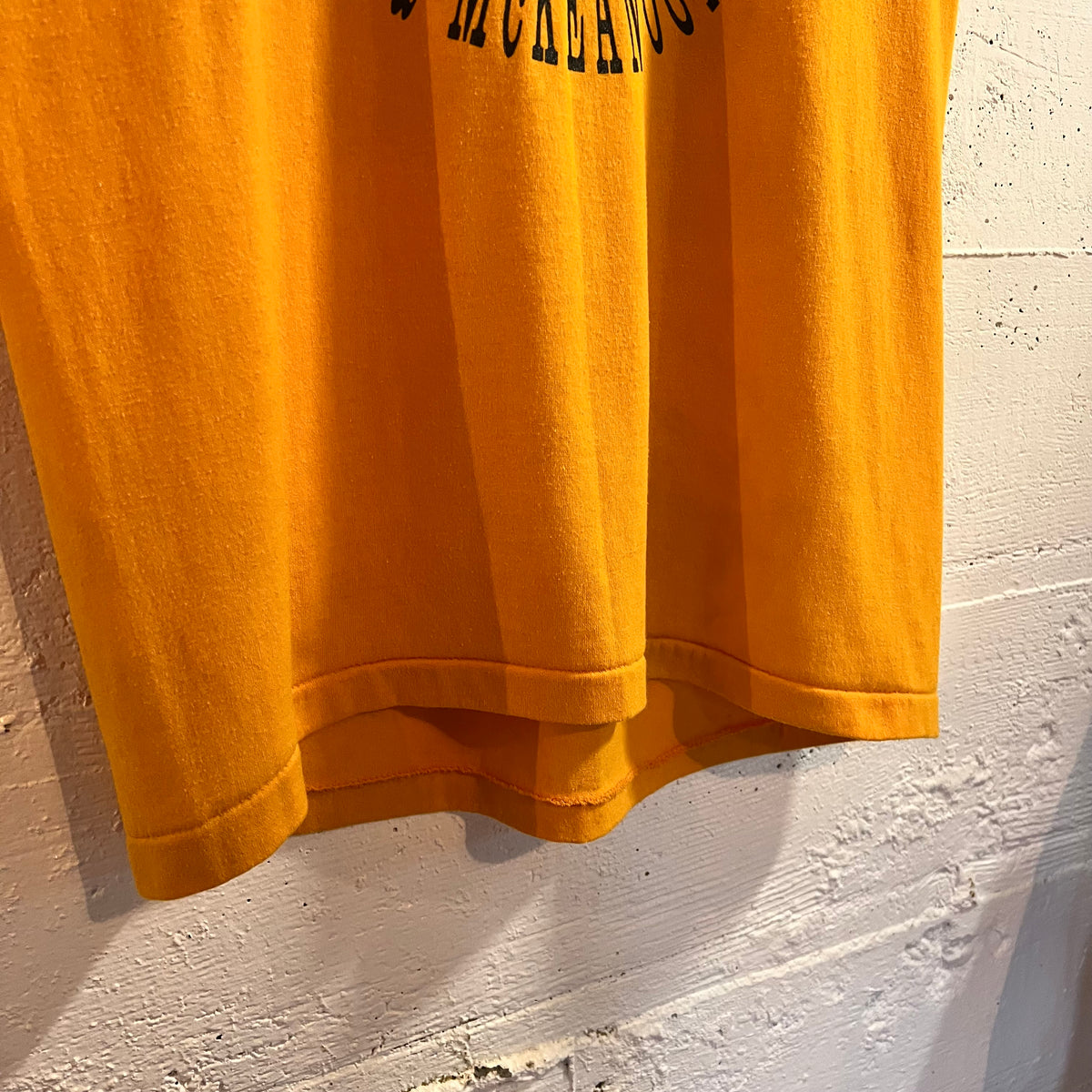 Vintage 80’s Knox Kane Kinzua Railroad, PA Single Stitch T-Shirt - Size Large - Made In USA - Yellow/Black