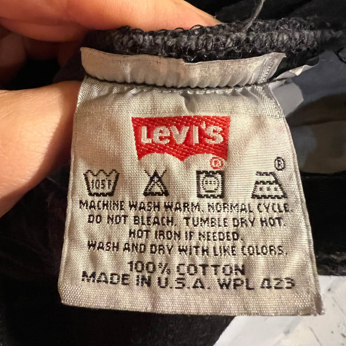 Vintage 90's Levi's 501 Overdyed Black Denim Jeans - Size 33" x 33.5" - Made In USA - Black