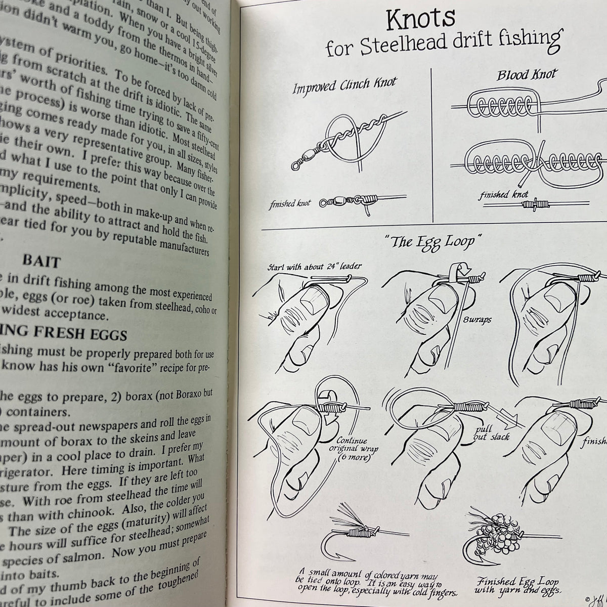 Vintage 1979 Steelhead Drift Fishing Book By Bill Luch