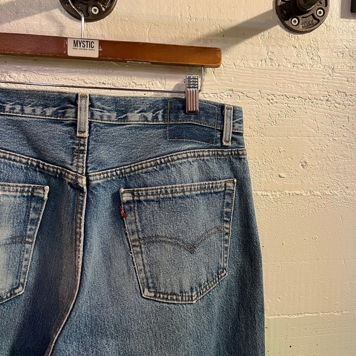 Vintage 1980's Levi's 501xx Button Fly Denim Jean - Size 34" x 33" - Made In USA - 100% Cotton