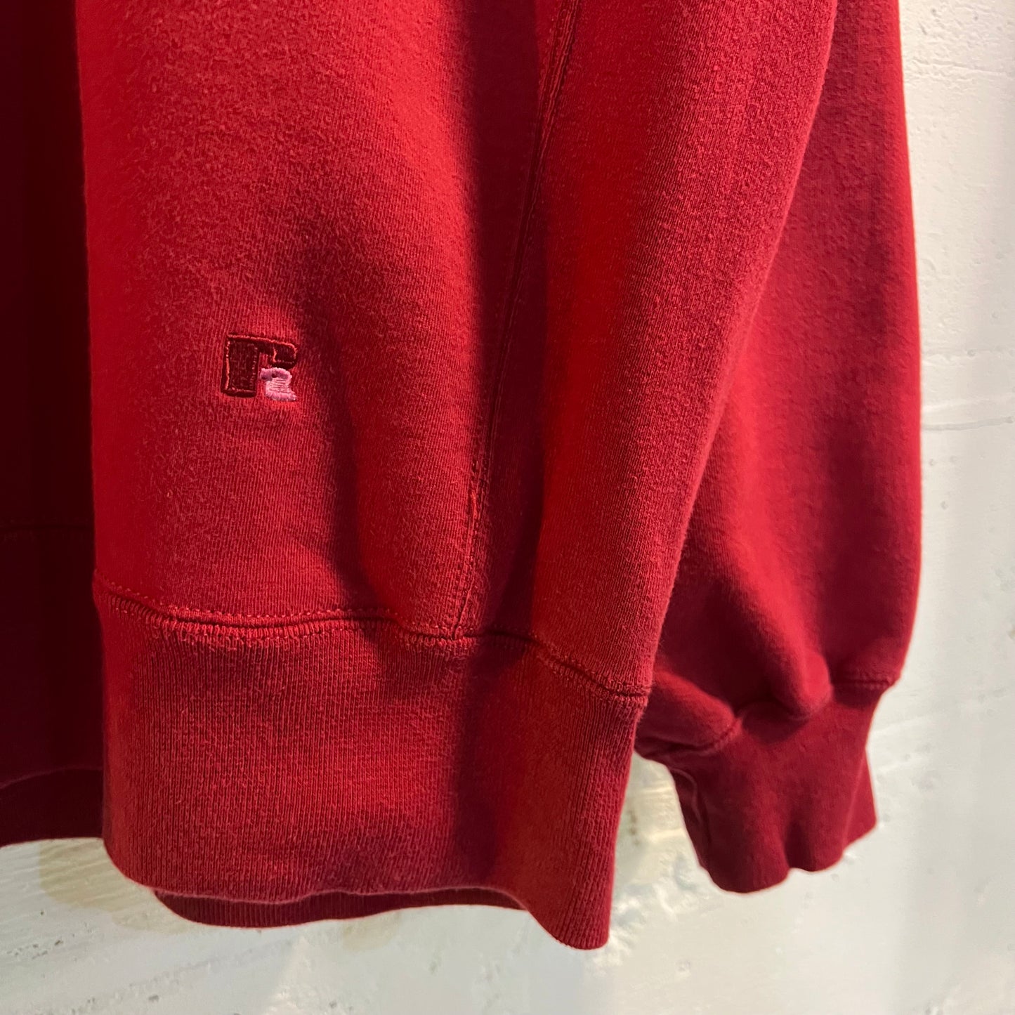 Vintage Russell Pro Cotton WSU Heavyweight Crewneck Sweatshirt - Size 2XL - Made In USA - Red/Grey