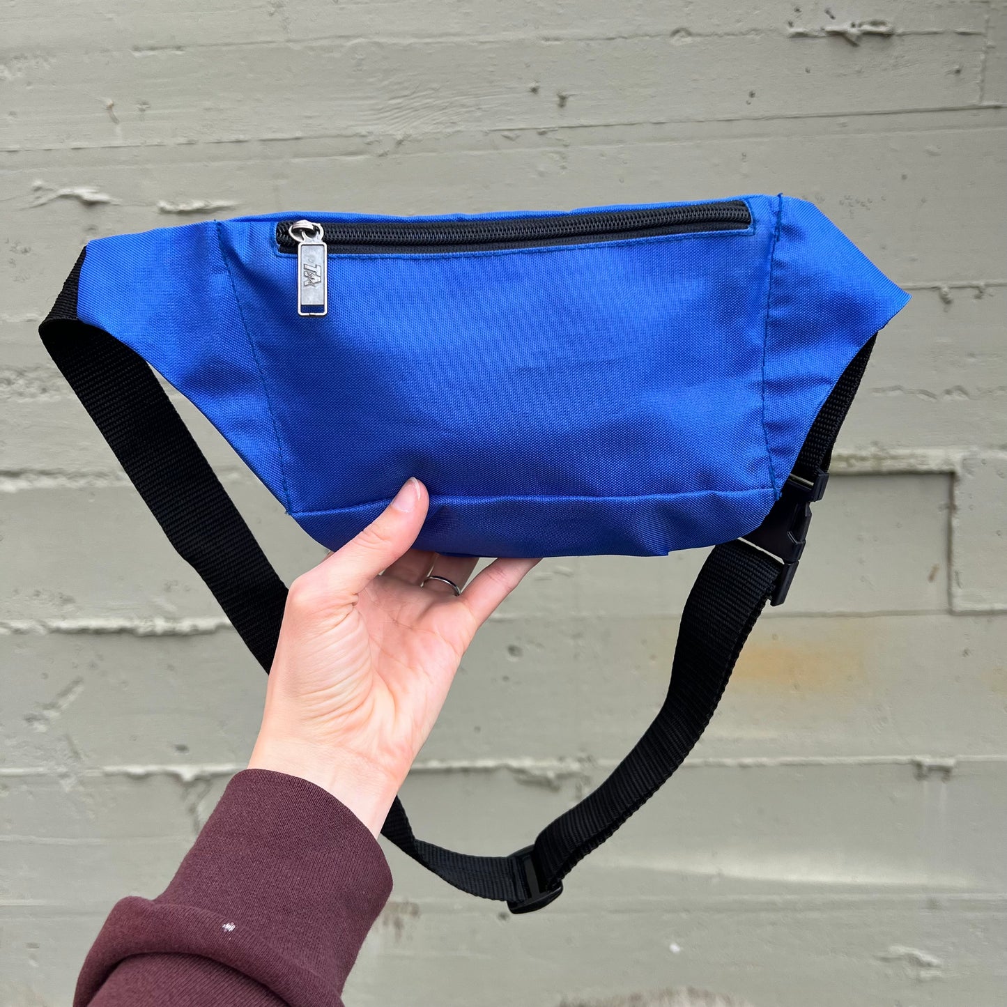 Vintage 90's Top Action 'TA' 3-Pocket Fanny Pack - O/S - Royal Blue