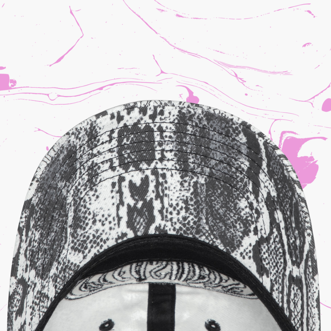 *NEW* Pleasures Bubble Logo Polo Cap - O/S - Snakeskin