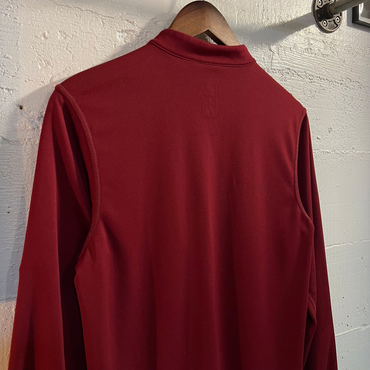 Nike ACG 1 Base Layer Quarter Zip Pullover Athletic Long Sleeve Shirt - Size Small - Maroon