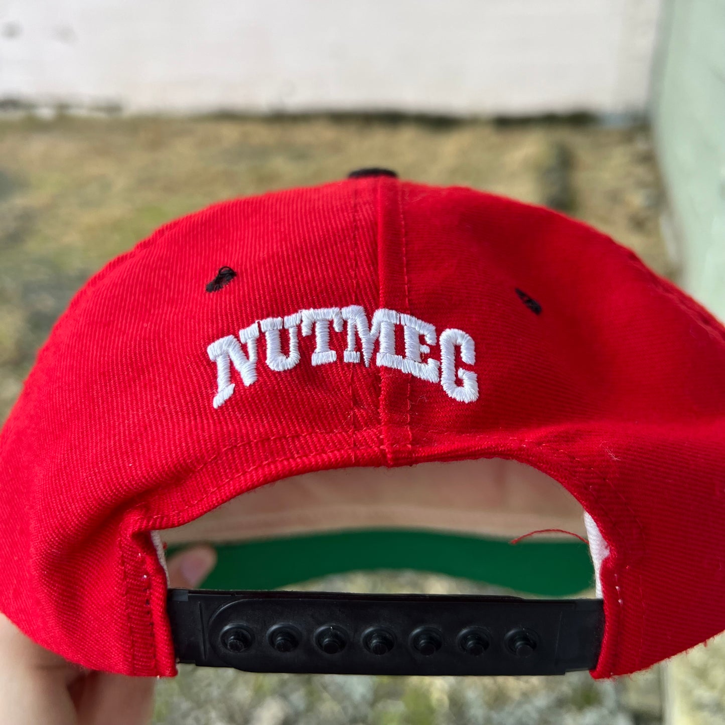 Vintage Nutmeg Mills Wisconsin Badgers '94 Rose Bowl Champions Snapback Hat - O/S - Made In USA