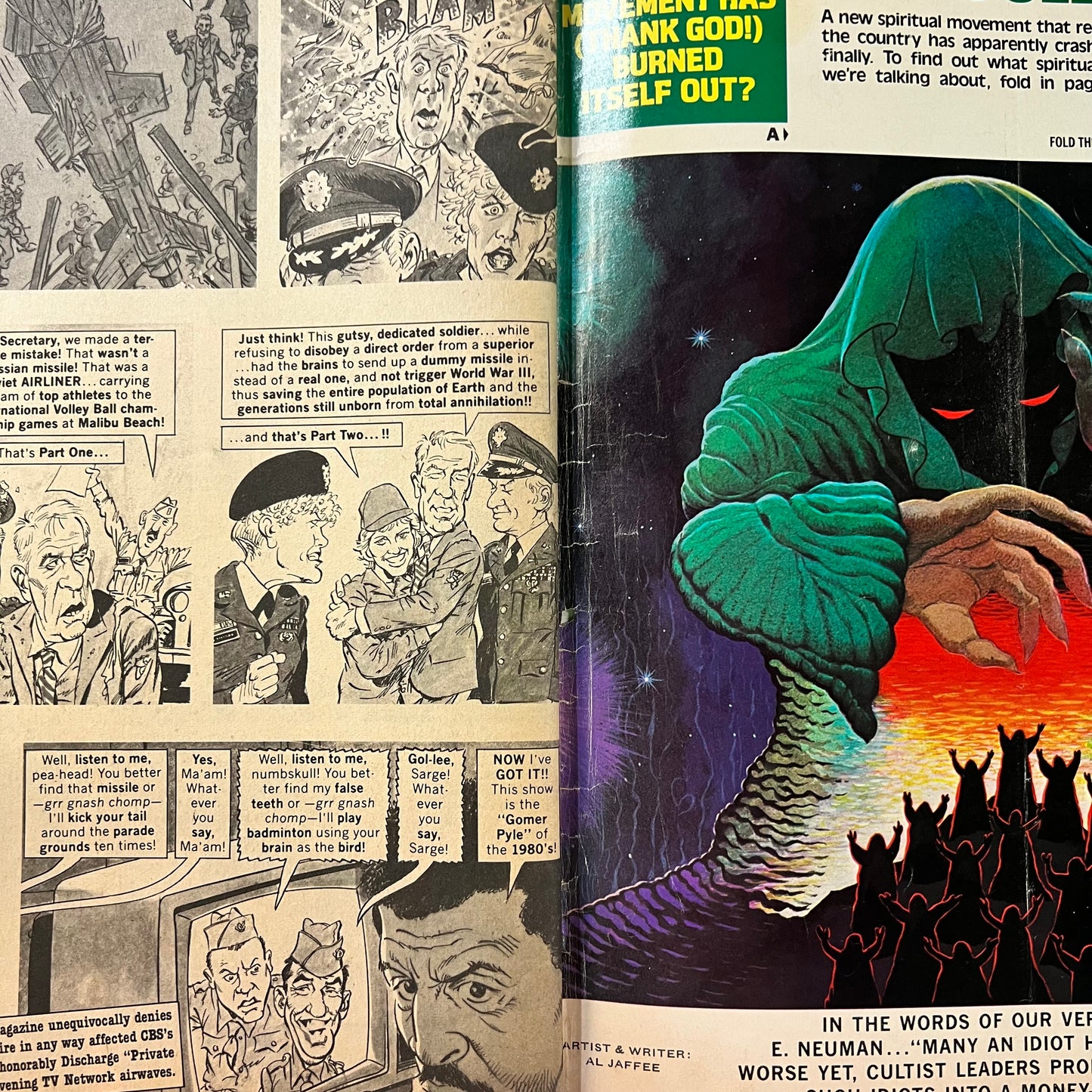 Vintage 1983 MAD Magazine 'No. 238 - Salutes Charles Darwin's Birthday'