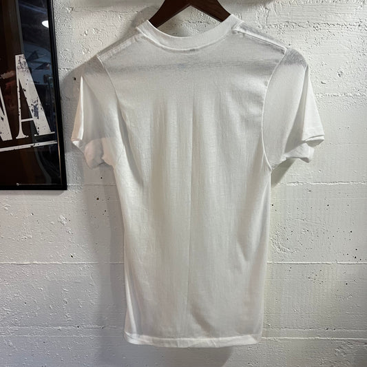 Vintage 80’s Towncraft JCPenney Single Stitch Blank T-Shirt - Size Small - Made In The USA - White