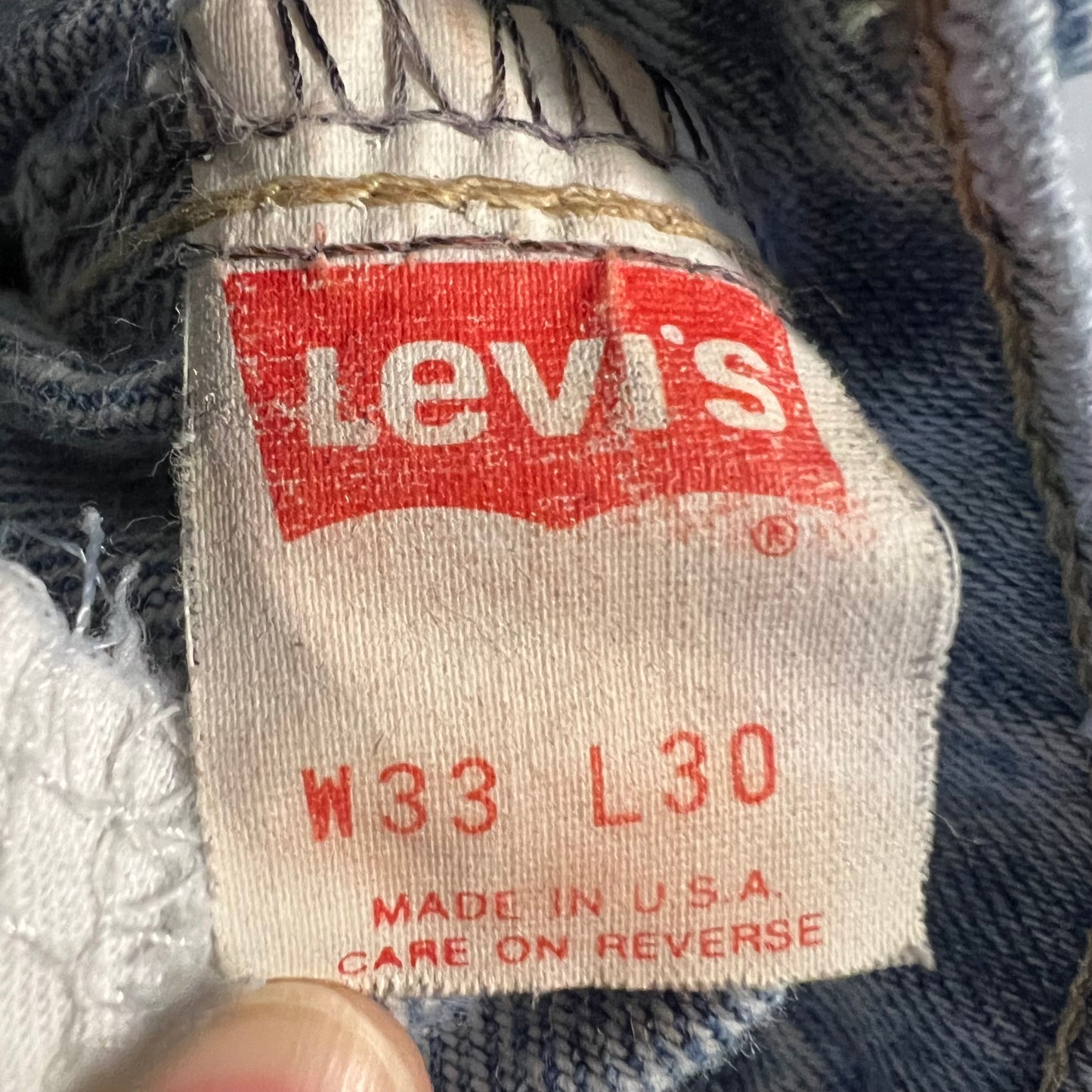 Vintage 90's Levi's Special Reserve 550 Acid Wash Denim Jean - Size 32" x 29" - Made In USA