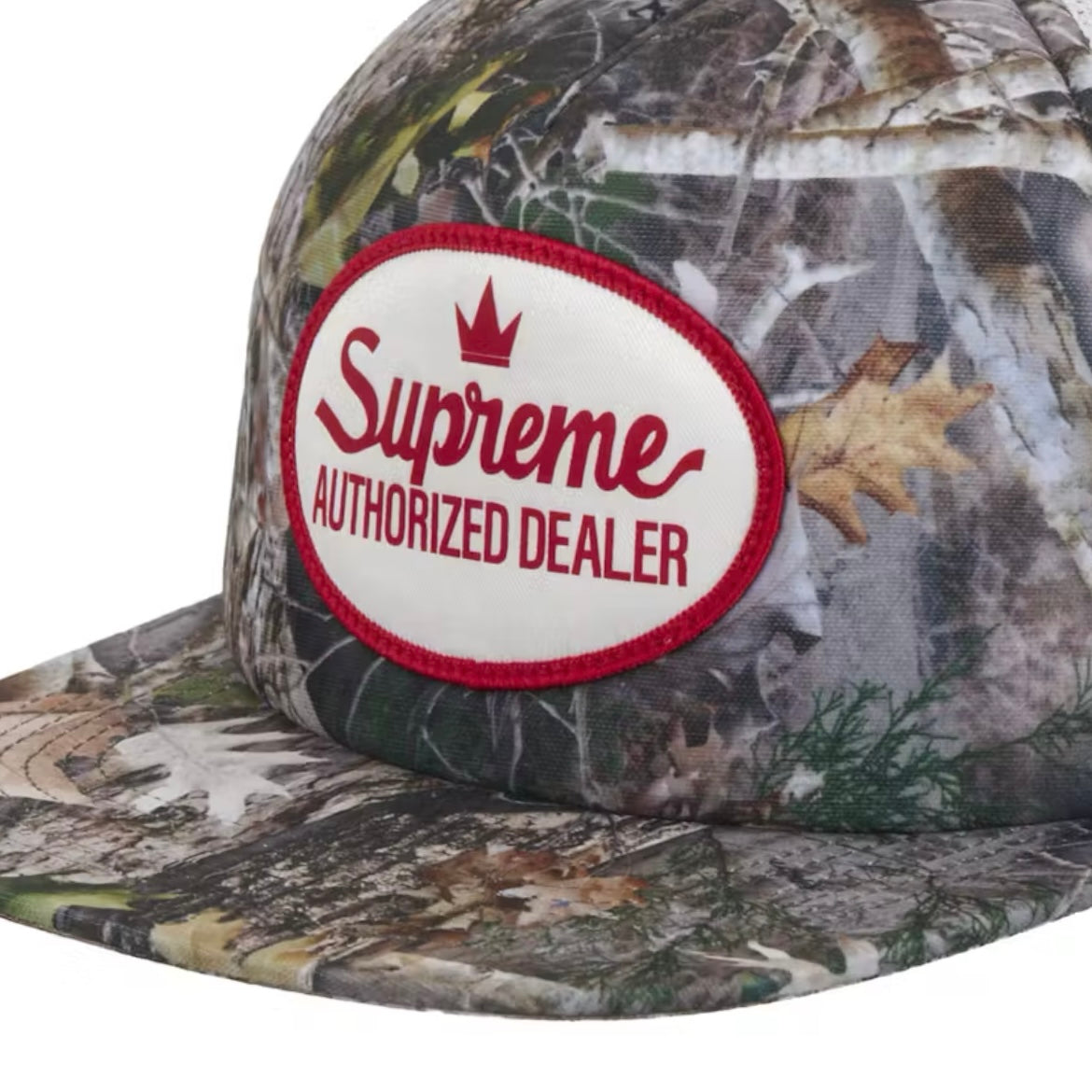 *New* Supreme 'Authorized' Mesh Back 5 Panel Trucker Hat - O/S - True Timber Camo - Made In USA - SS25