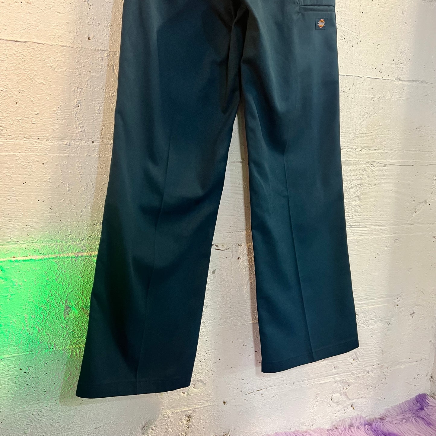 Dickies Double Knee Loose Fit Twill Work Pants - Size 28" x 32" - Teal