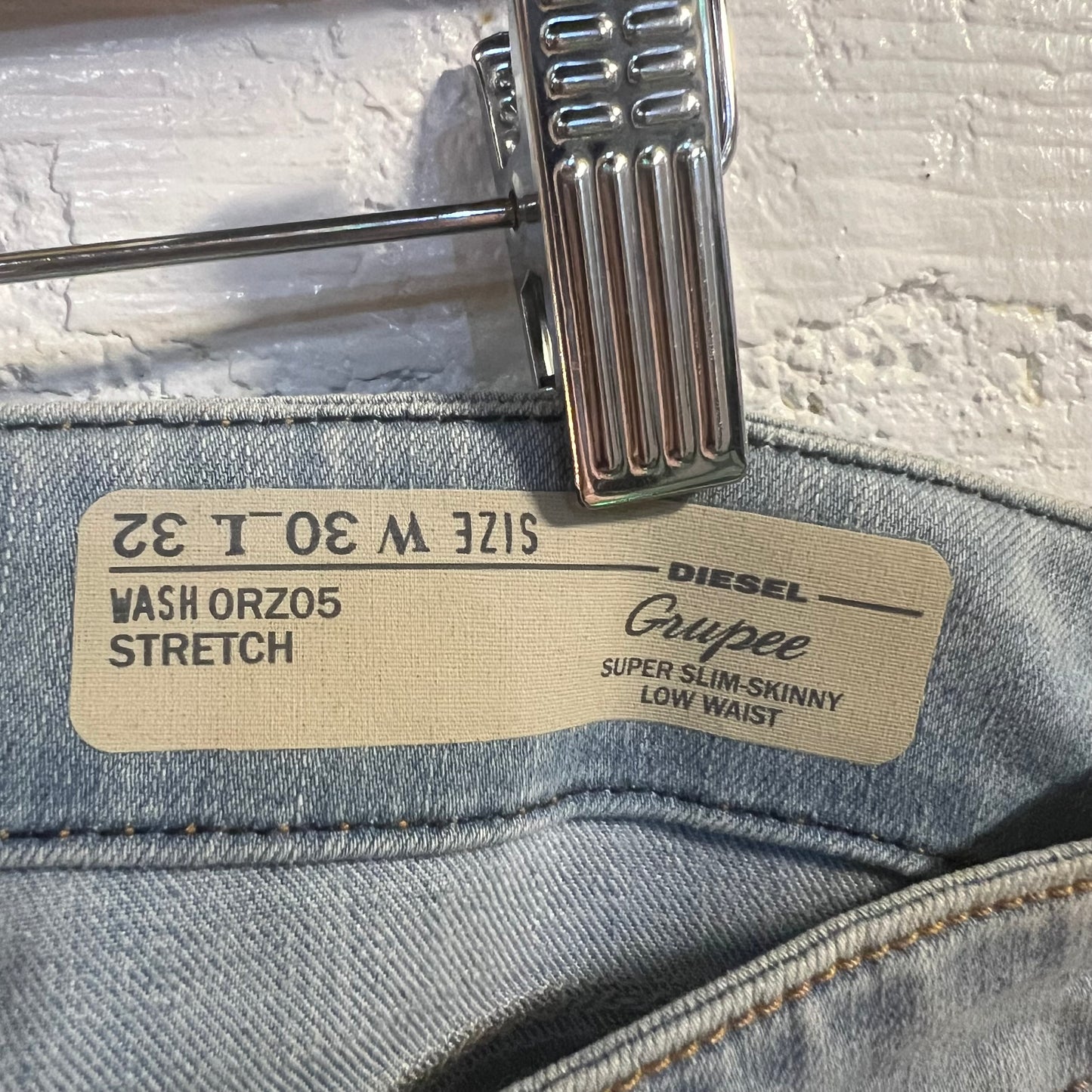Diesel Gruppe Stretch Denim Sz 32 Made In USA