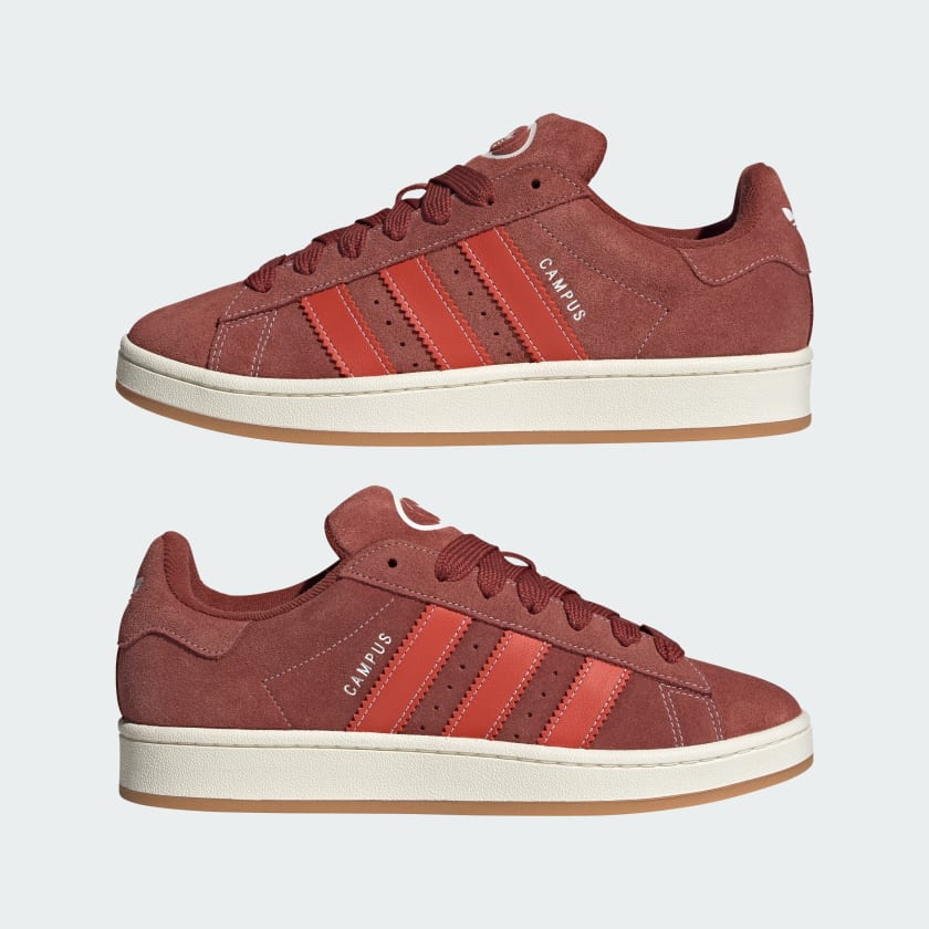 *NEW* Adidas Originals Campus 00's Shoes - Size 9M/10W - Preloved Ruby / Preloved Red / Off White - JH8790