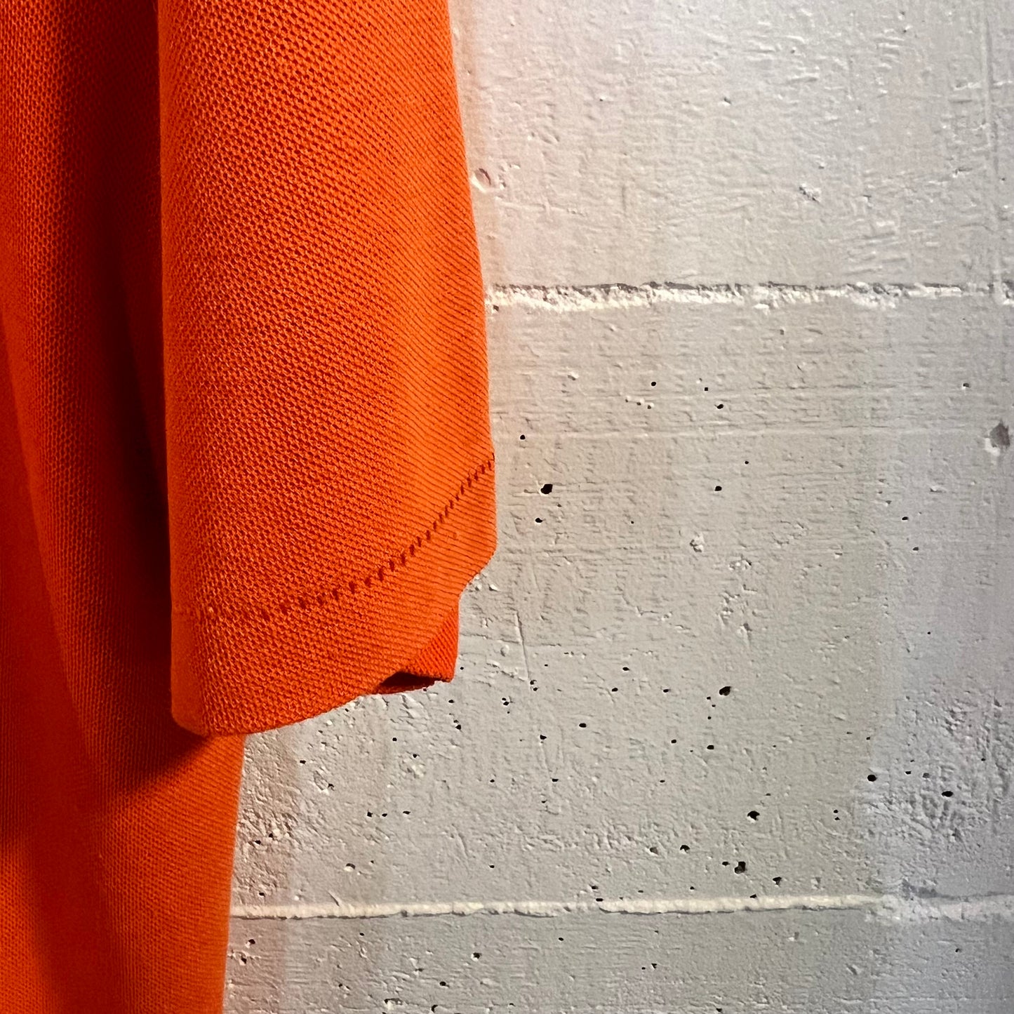 Vintage 80's Champion Embroidered Polo Shirt - Size XL - Made In USA - Orange