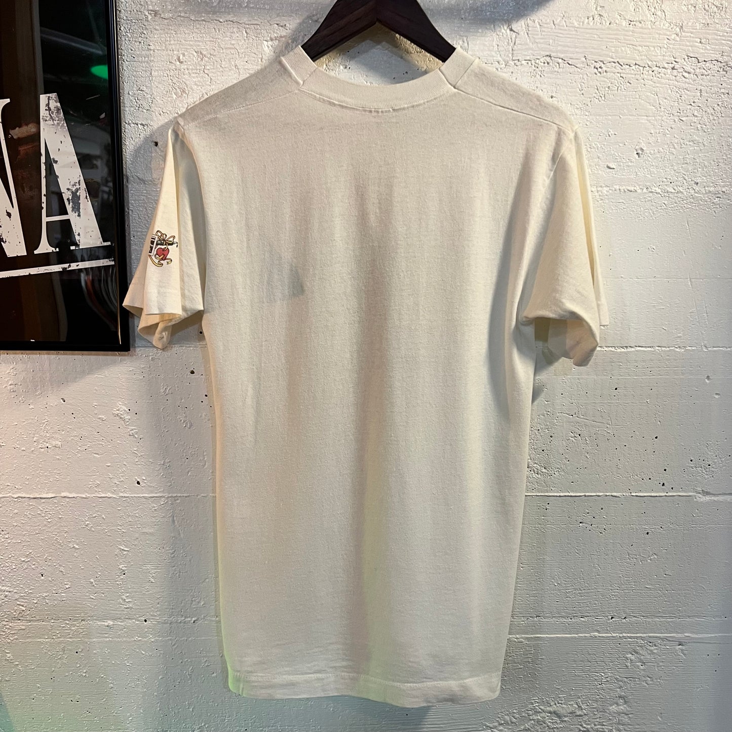 Vintage 1984 Mary Engelbreit ‘A Day At The Beach’ Single Stitch Art T-Shirt - Size Small - Made In USA - White/Multicolor