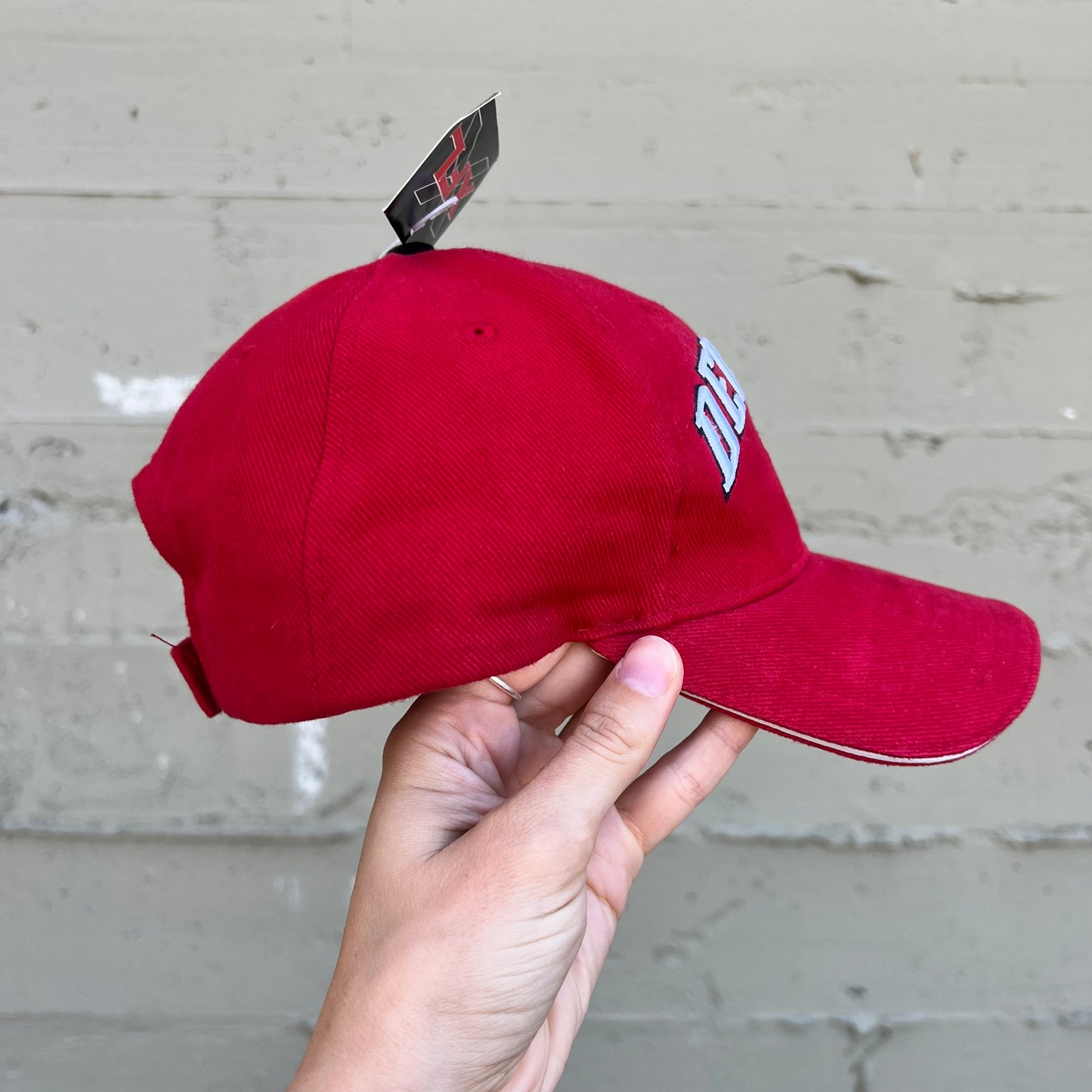 Vintage Embroidered San Francisco Demons Dead Stock Baseball Hat - One Size Fits All - Red