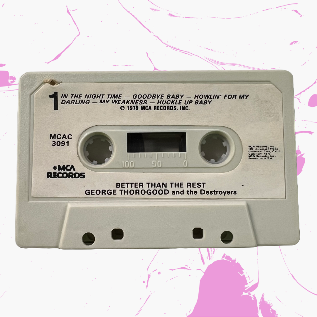 Vintage 1979 George Thorogood & The Destroyers 'Better Than The Rest' Cassette Tape