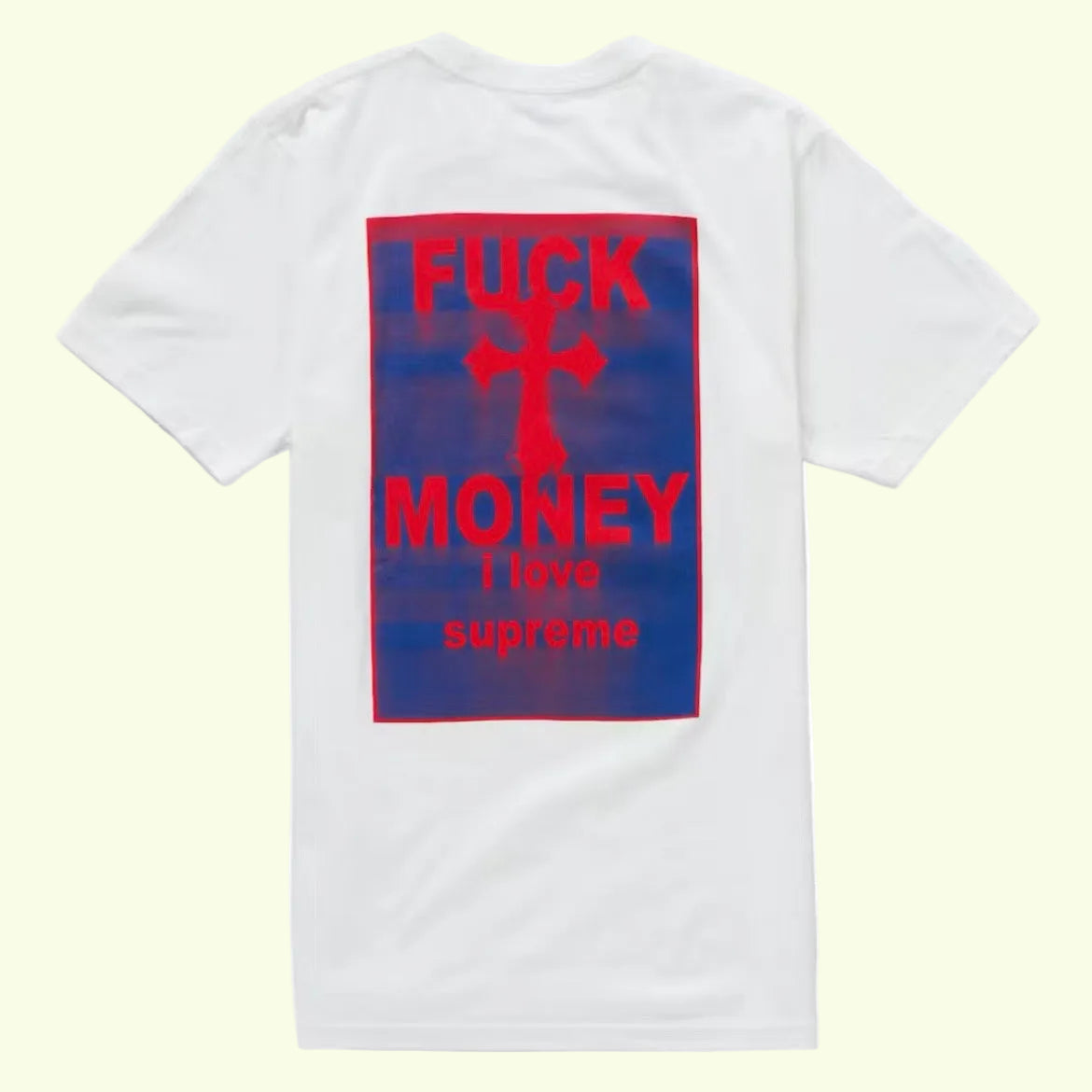 *New* Supreme 'F*ck Money' T-Shirt - Size Large - White - FW24