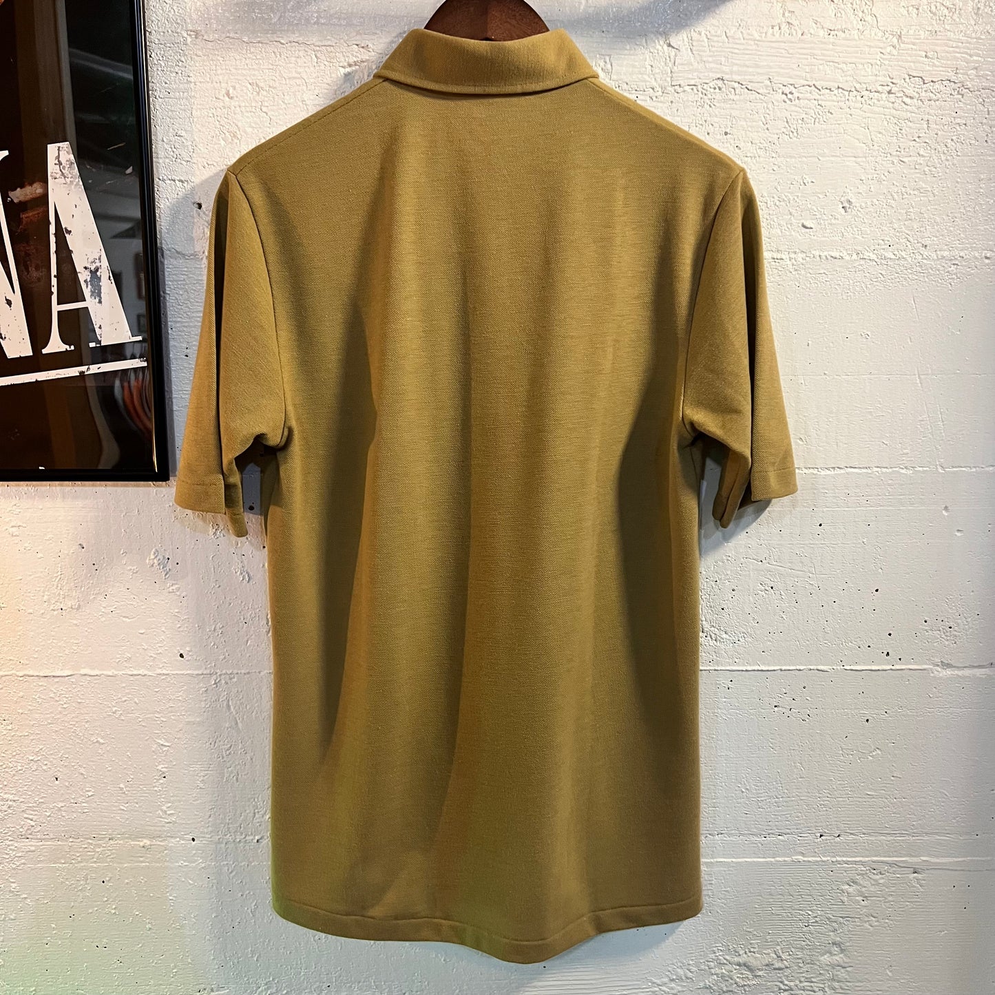 Vintage Munsingwear Penguin Grandslam Polo Shirt - Size Medium - Made In USA - Tan