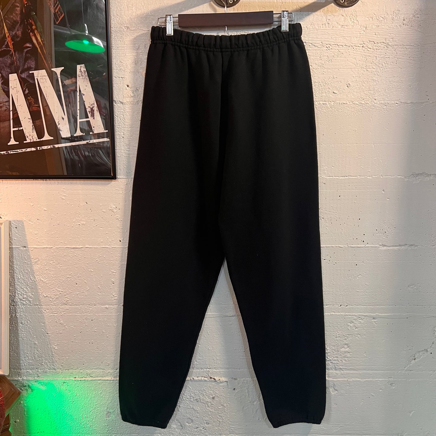 Vintage Jerzees King Cobras Physical Ed. Elastic Waist Sweatpants - Size Small - Black/White/Silver