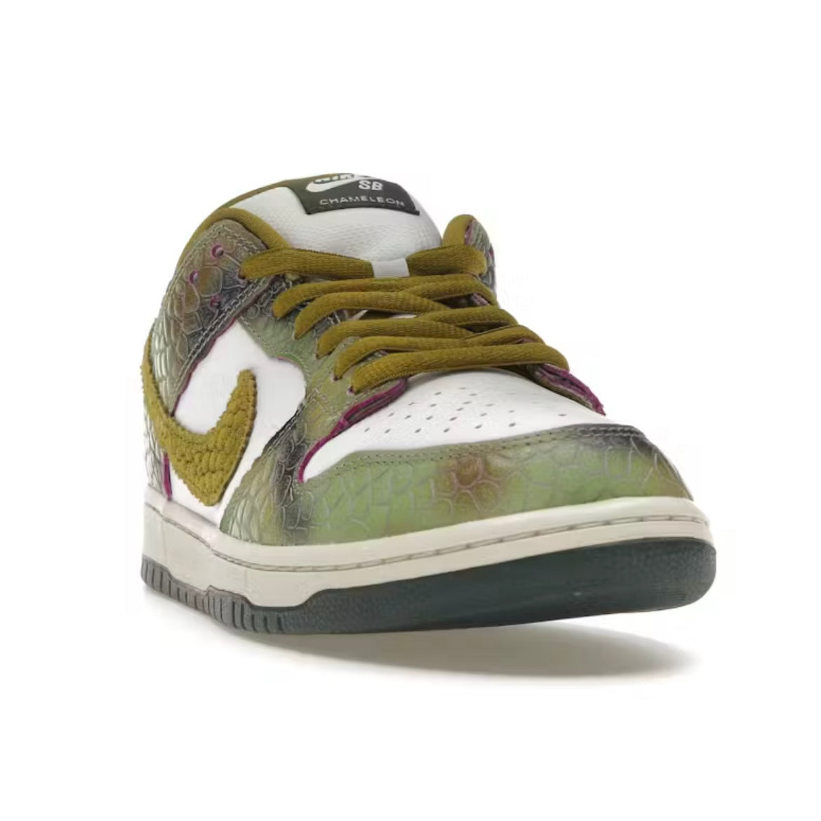 *New* Nike SB Dunk 'Alexis Sablone - Chameleon' - Size 9M/10.5W - Oil Green/Desert Moss-White