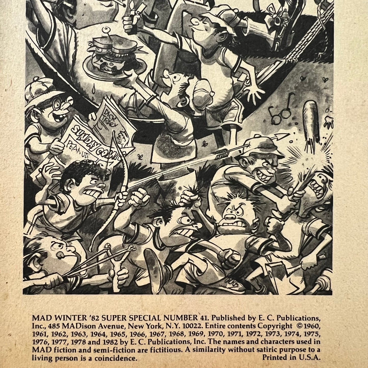 Vintage 1982 MAD Magazine 'Super Special Winter Edition - Summer Idiocies'