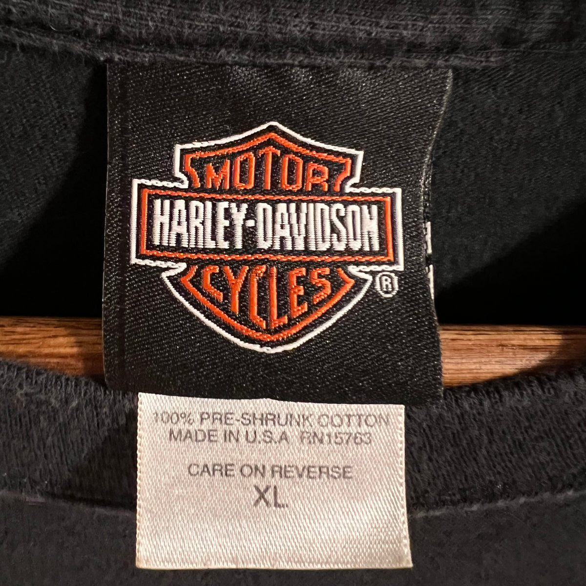Vintage 2006 Harley Davidson Beartooth Pass Red Lodge, MT Graphic T-Shirt - Size XL - Made In USA - Black/Multi