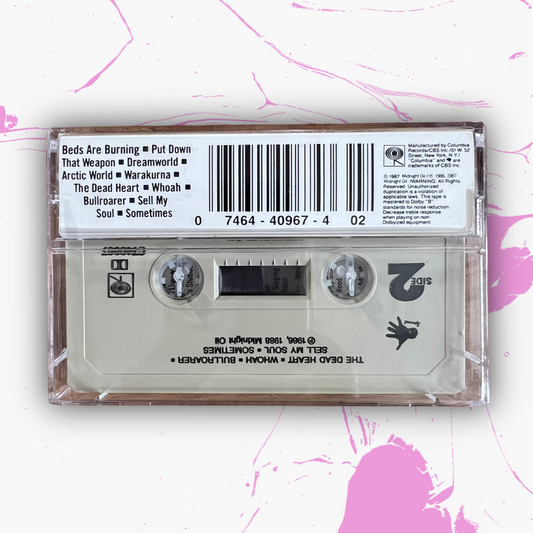 Vintage 1987 Midnight Oil ‘Diesel And Dust’ Cassette Tape