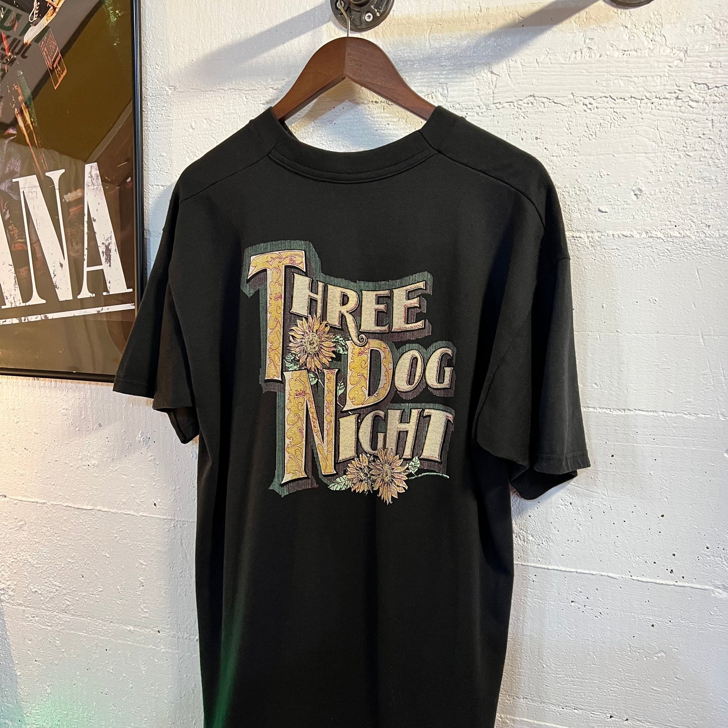 Vintage 90’s Three Dog Night ‘Seven Separate Fools’ Band T-Shirt - Size XL - Black/Multicolor