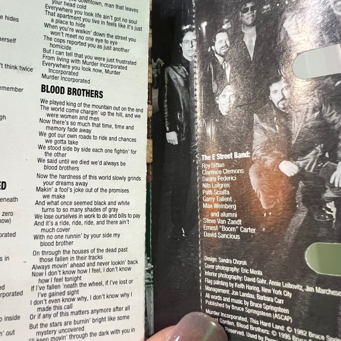 Vintage 1995 Bruce Springsteen Greatest Hits Cassette Tape