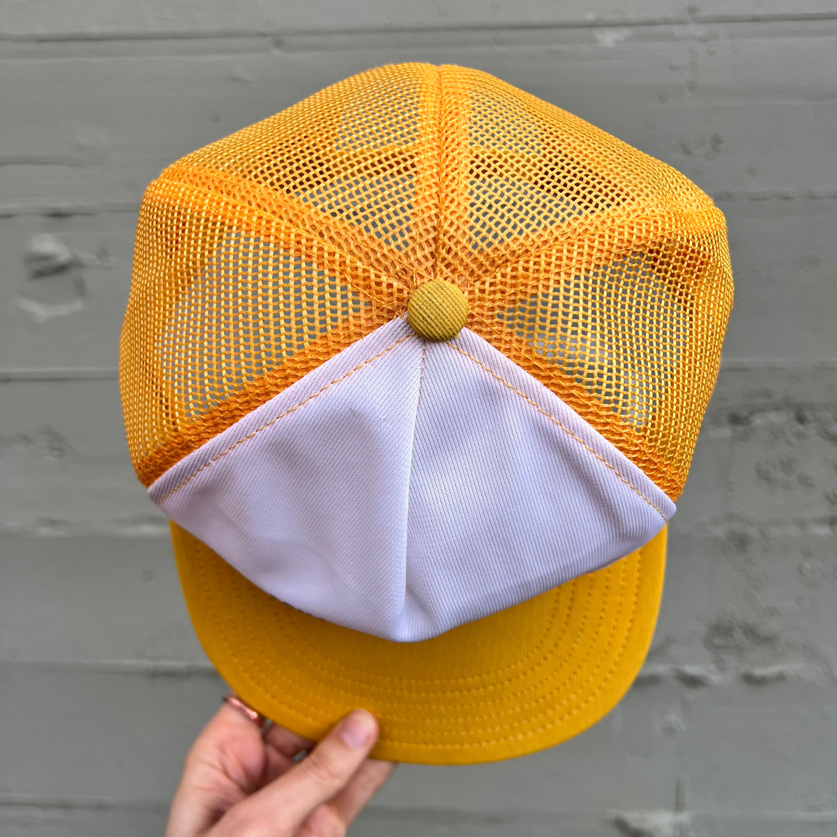 Vintage 70's/80's Alaska State Fair Inc. Palmer Alaska Unstructured Mesh Trucker Hat - O/S - Made In USA
