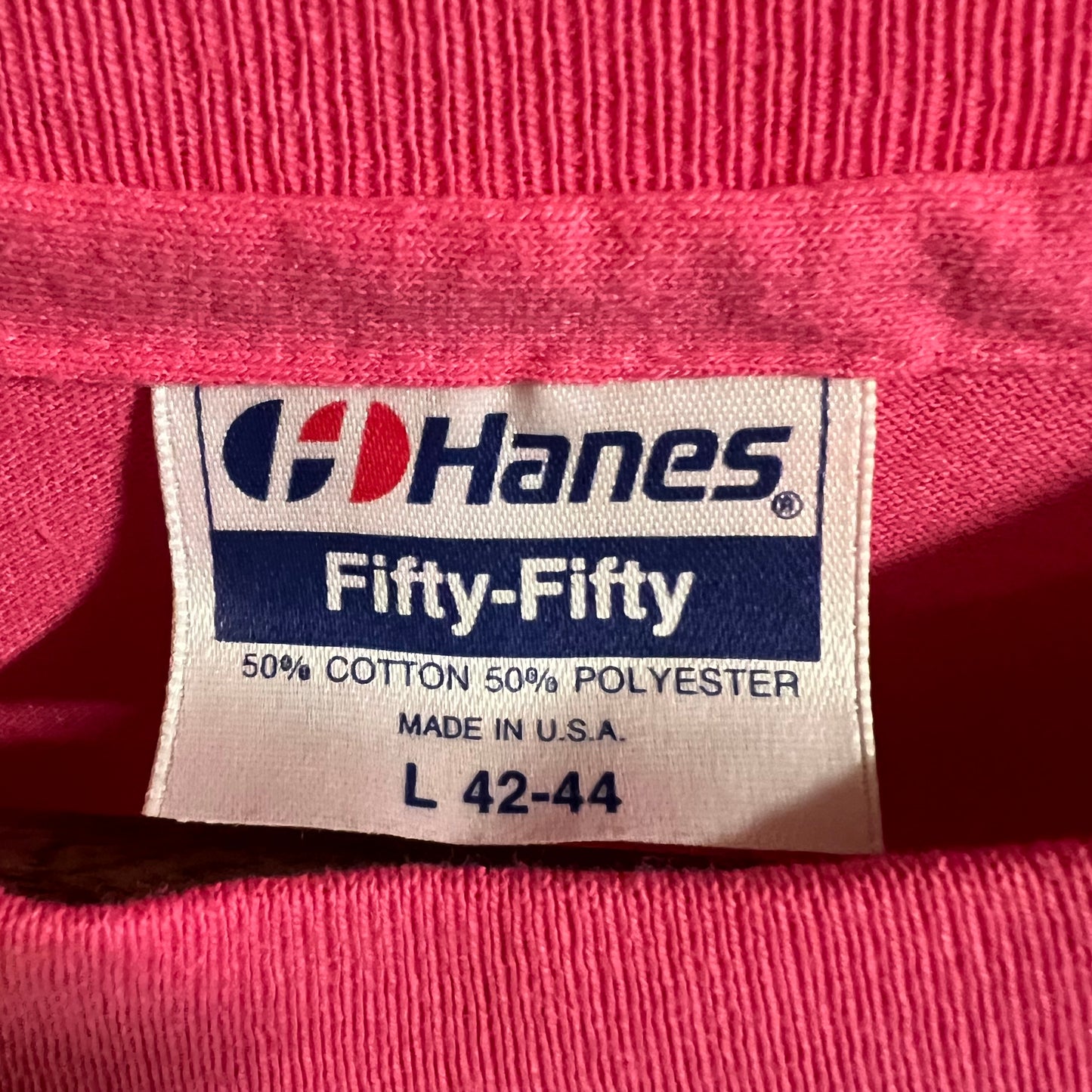 Vintage 90’s American Cancer Society 24hr Run Single Stitch T-Shirt - Size Large - Made In USA - Pink/White