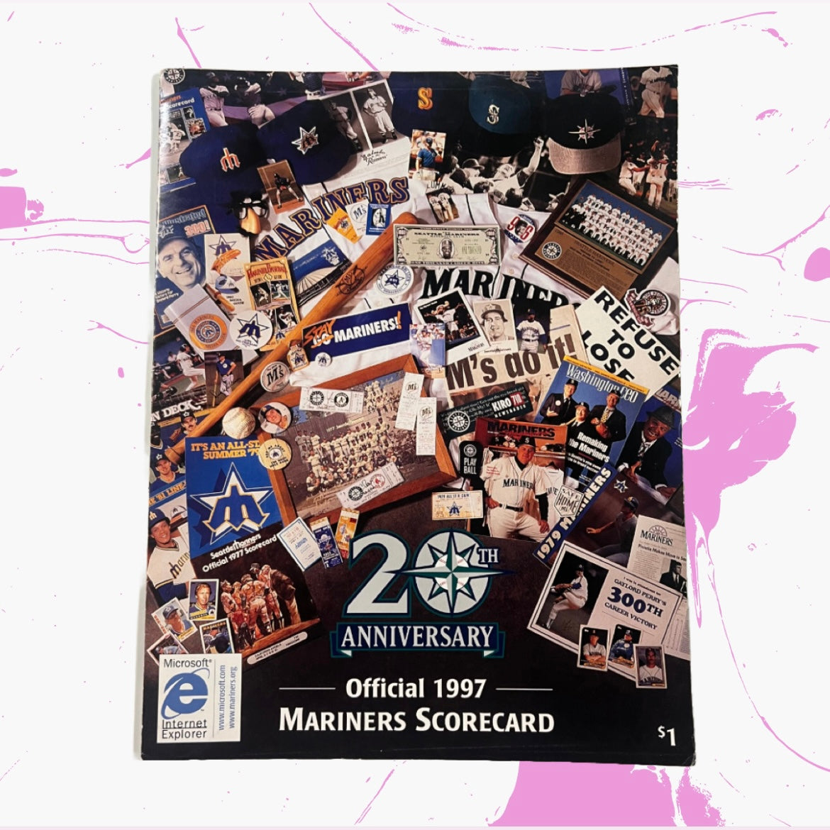 Vintage 1997 Seattle Mariners Vol.8 Issue.1 Magazine