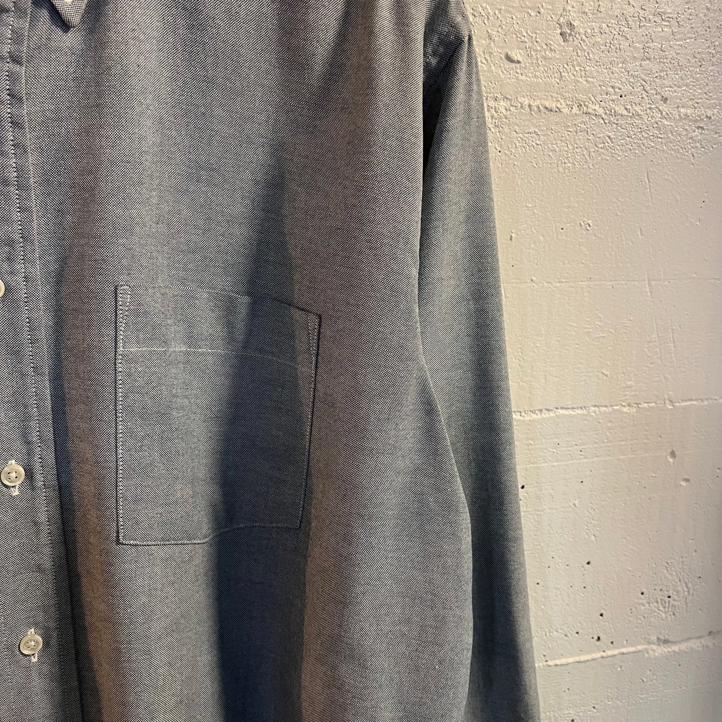 Vintage 80's/90's Arrow Dover Chambray Button Down Shirt - Size (XL) 17.5 34/35 - Made In USA