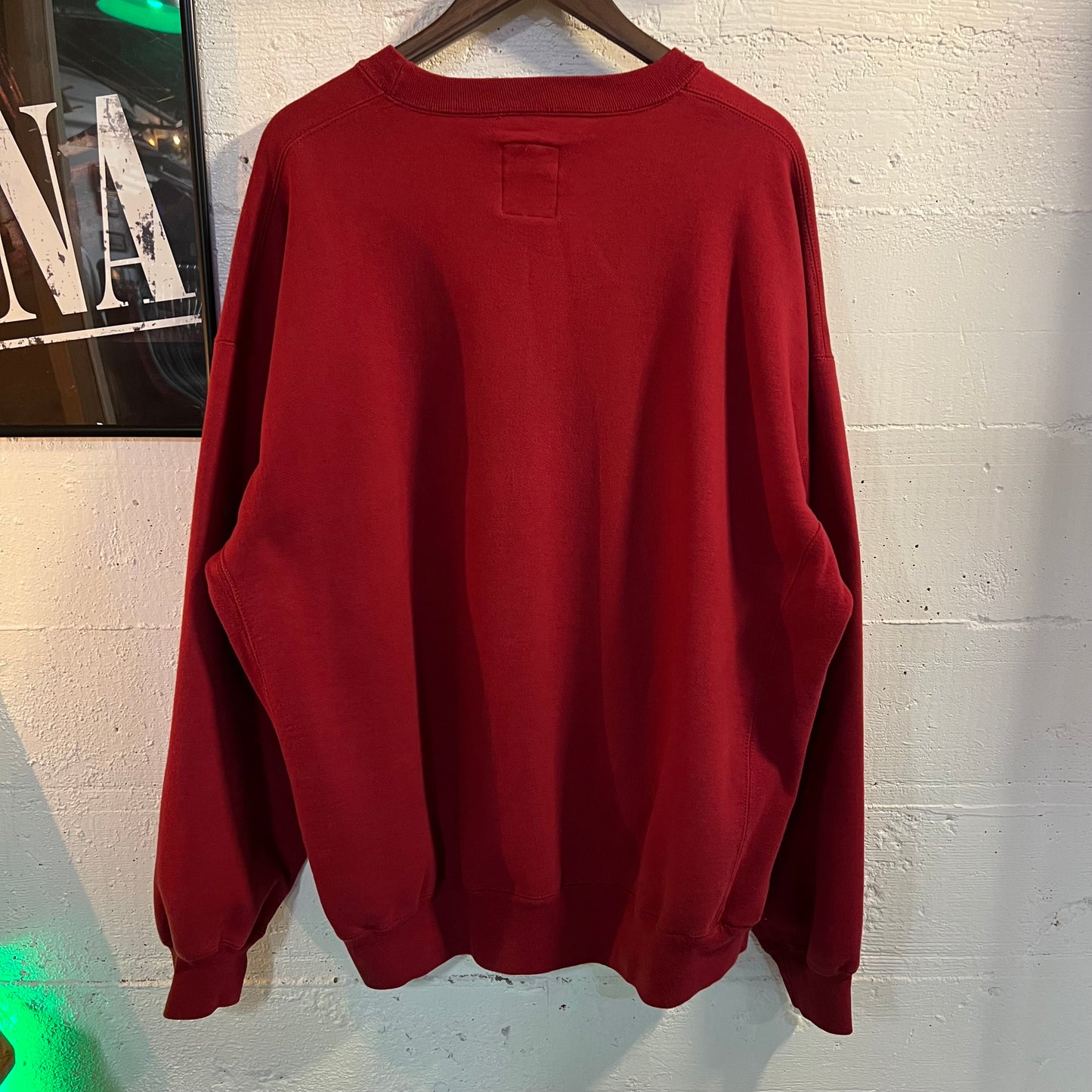 Vintage Russell Pro Cotton WSU Heavyweight Crewneck Sweatshirt - Size 2XL - Made In USA - Red/Grey