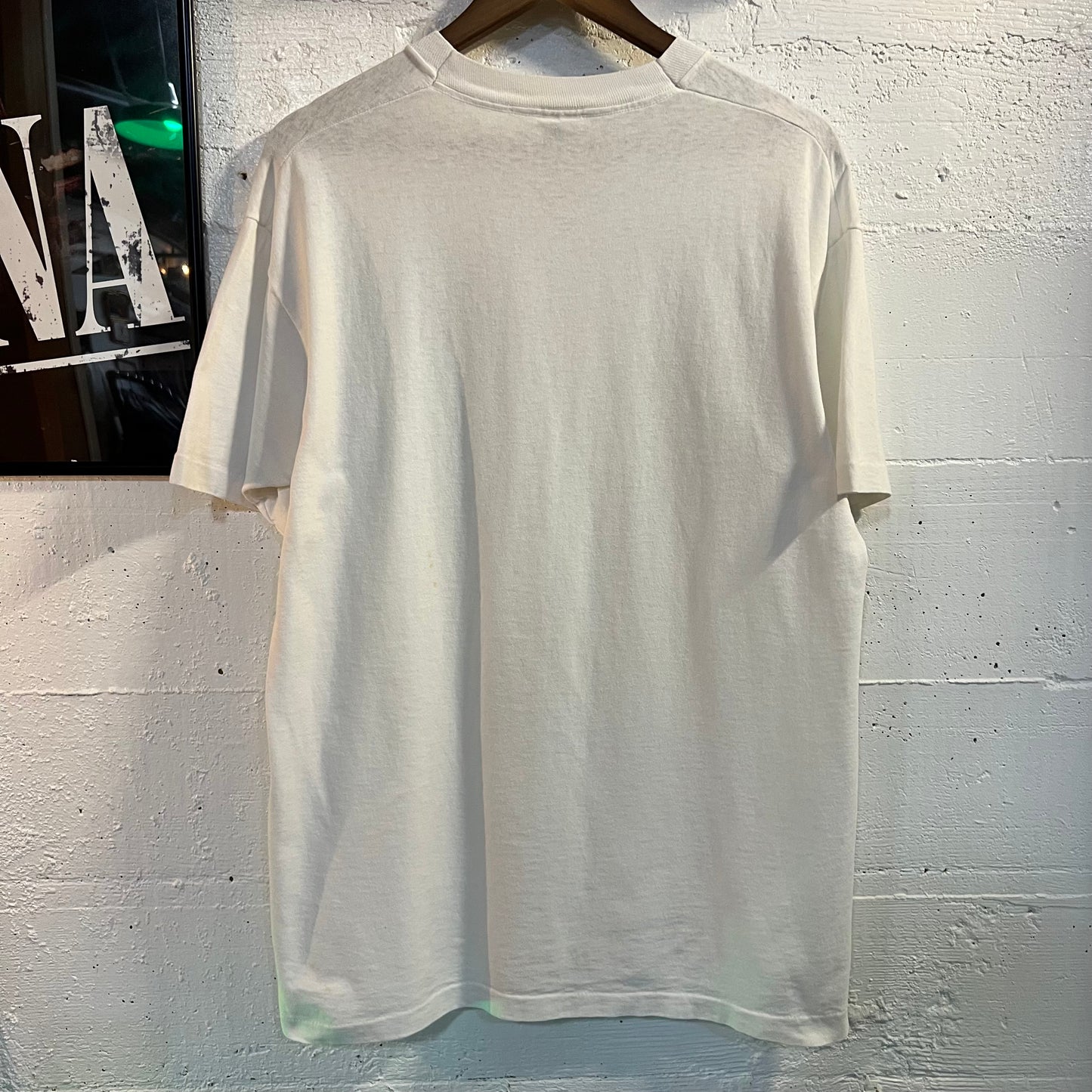 Vintage 90's Distressed The Weather Channel Single Stitch T-Shirt - Size Large - Made In USA - White