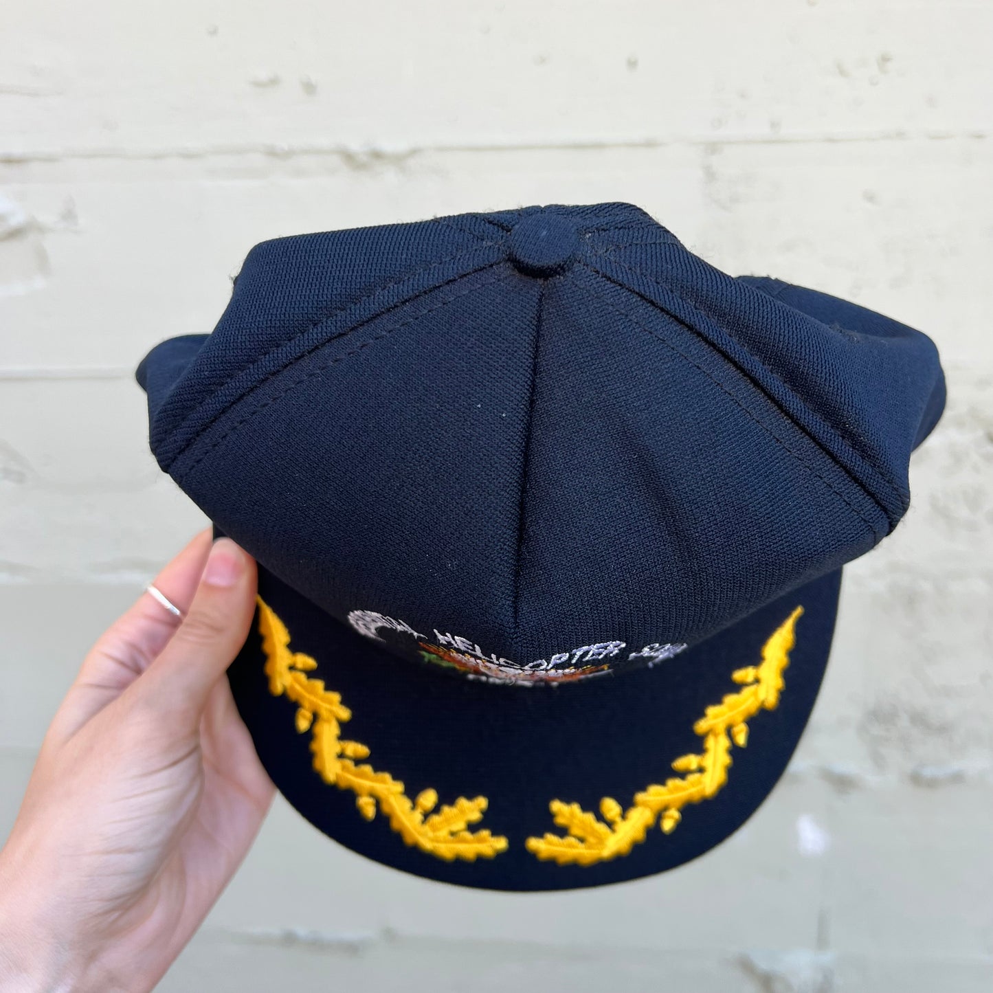 Vintage Presidential Helicopter Squadron 'HMX-1' Scrambled Egg Hat - O/S - Made In USA