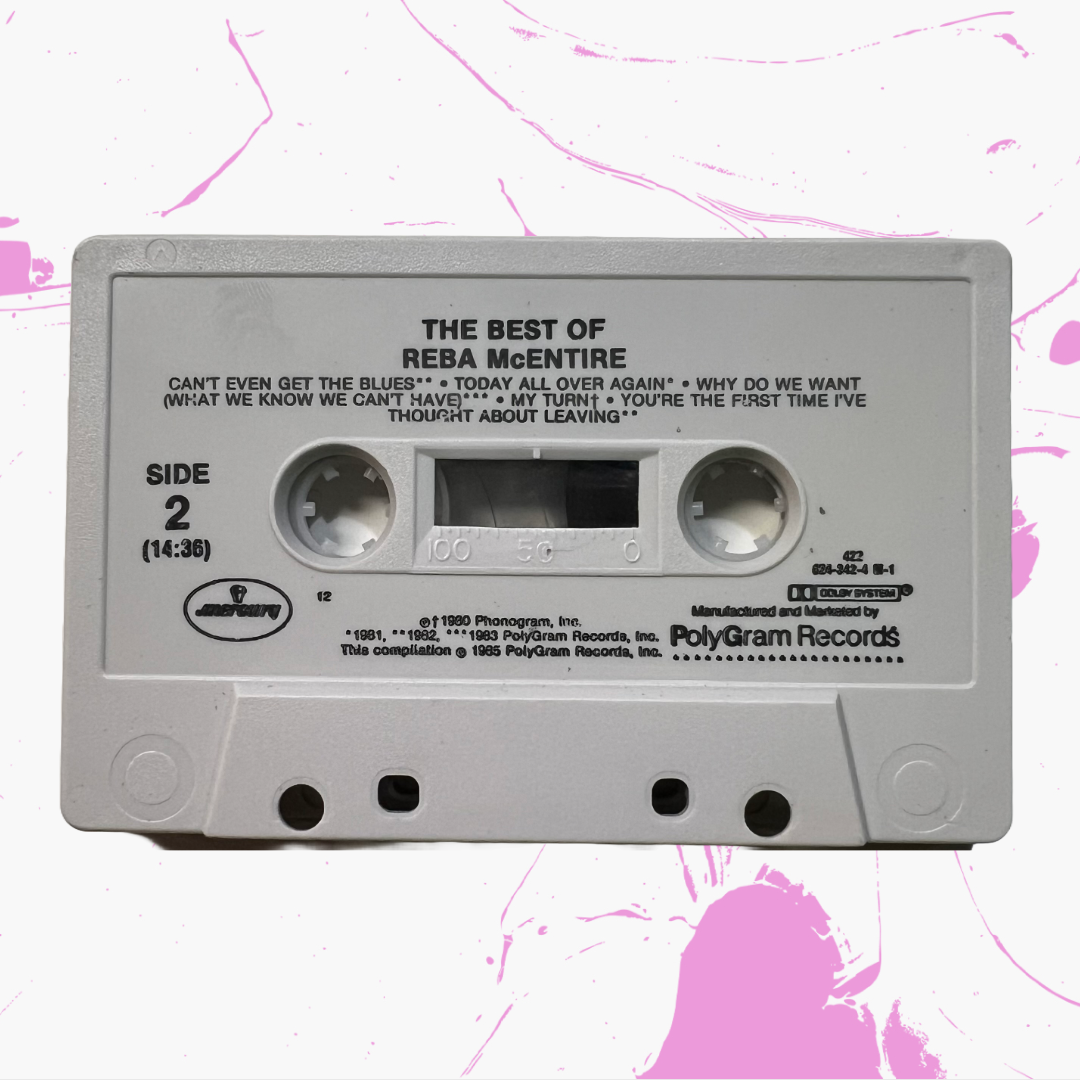 Vintage 1985 The Best Of Reba McEntire Cassette Tape