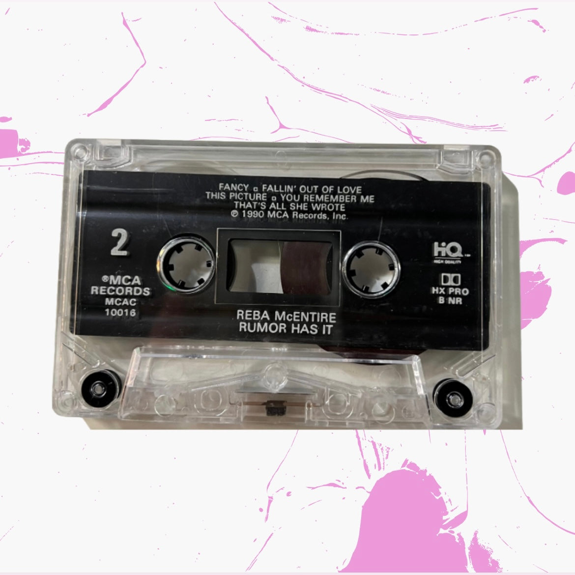 Vintage 1990 Reba McEntire 'Rumor Has It' Cassette Tape
