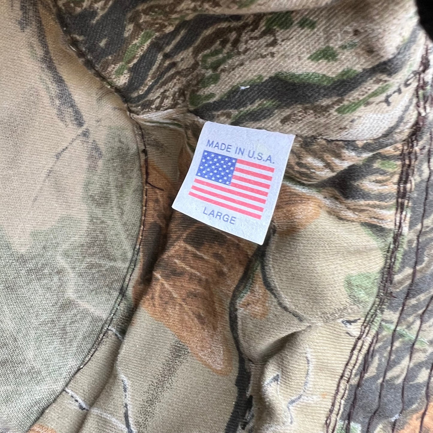 Vintage Realtree Camo Boonie Bucket Hat - Size Large - Made in USA