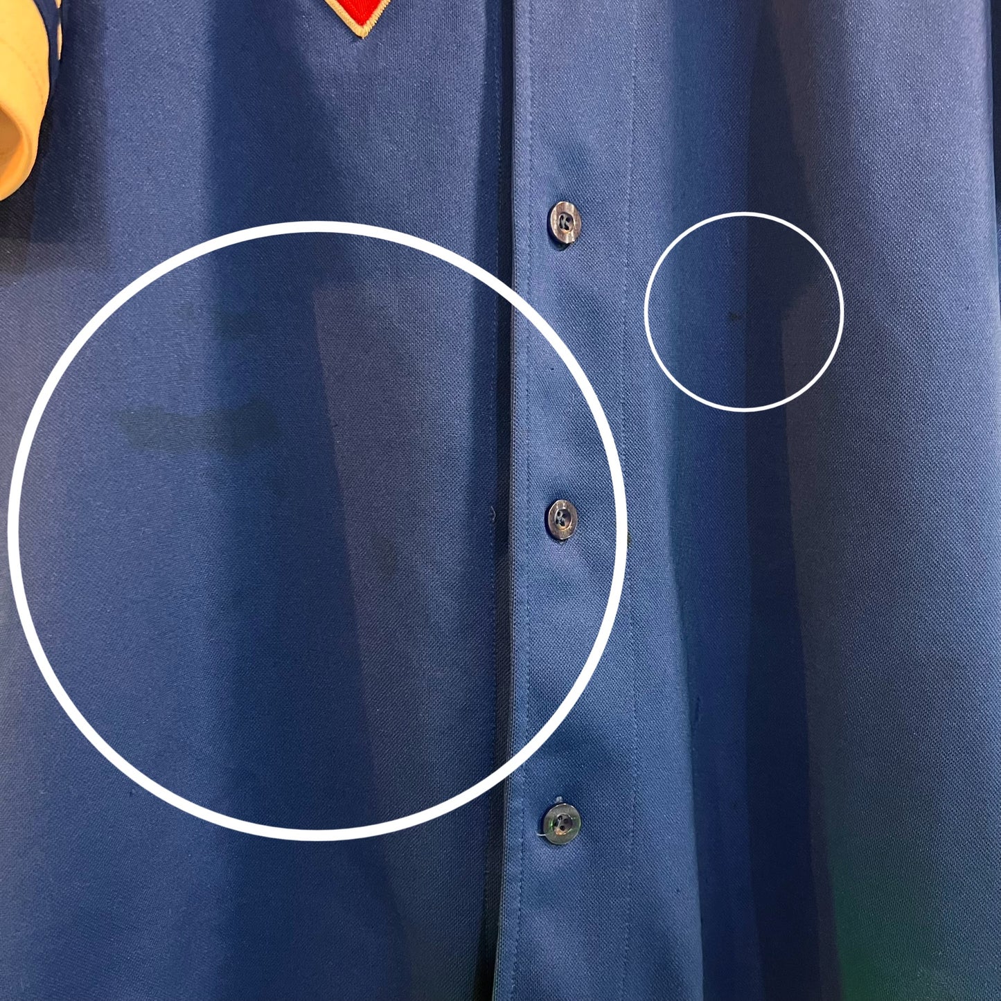 Vintage 90's/Y2K Metrop Brooklyn Baseball League Knit Jersey - Size XXL - Blue/White/Red