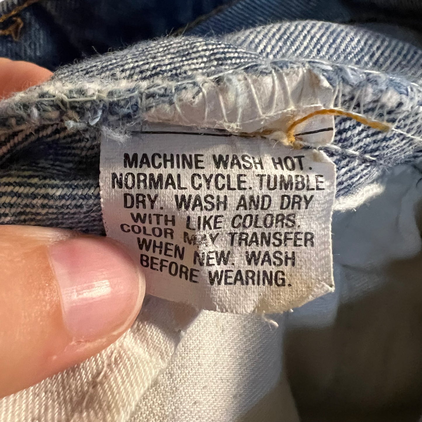 Vintage 1980's Levi's 517-0217 Distressed Bootcut Jeans - Size 32" x 30" - Made In USA - Stonewash Indigo