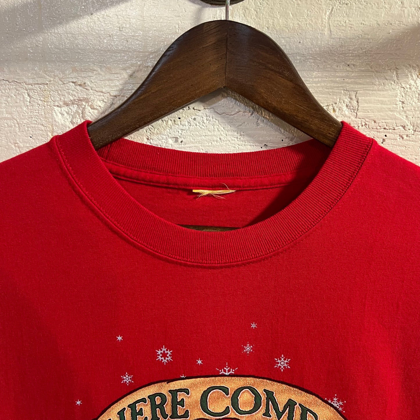 Vintage 2005 Big Dogs 'Santa Paws' Christmas Holiday Graphic T-Shirt - Size XL - Red