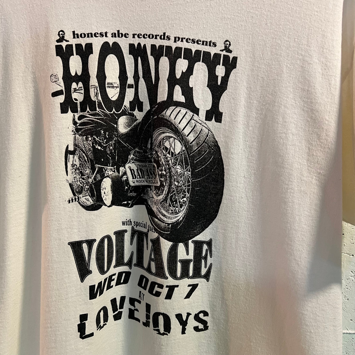 Vintage Rare Late 90's Honky Jeff Pinkus Single Stitch Band T-Shirt - Size XL - White