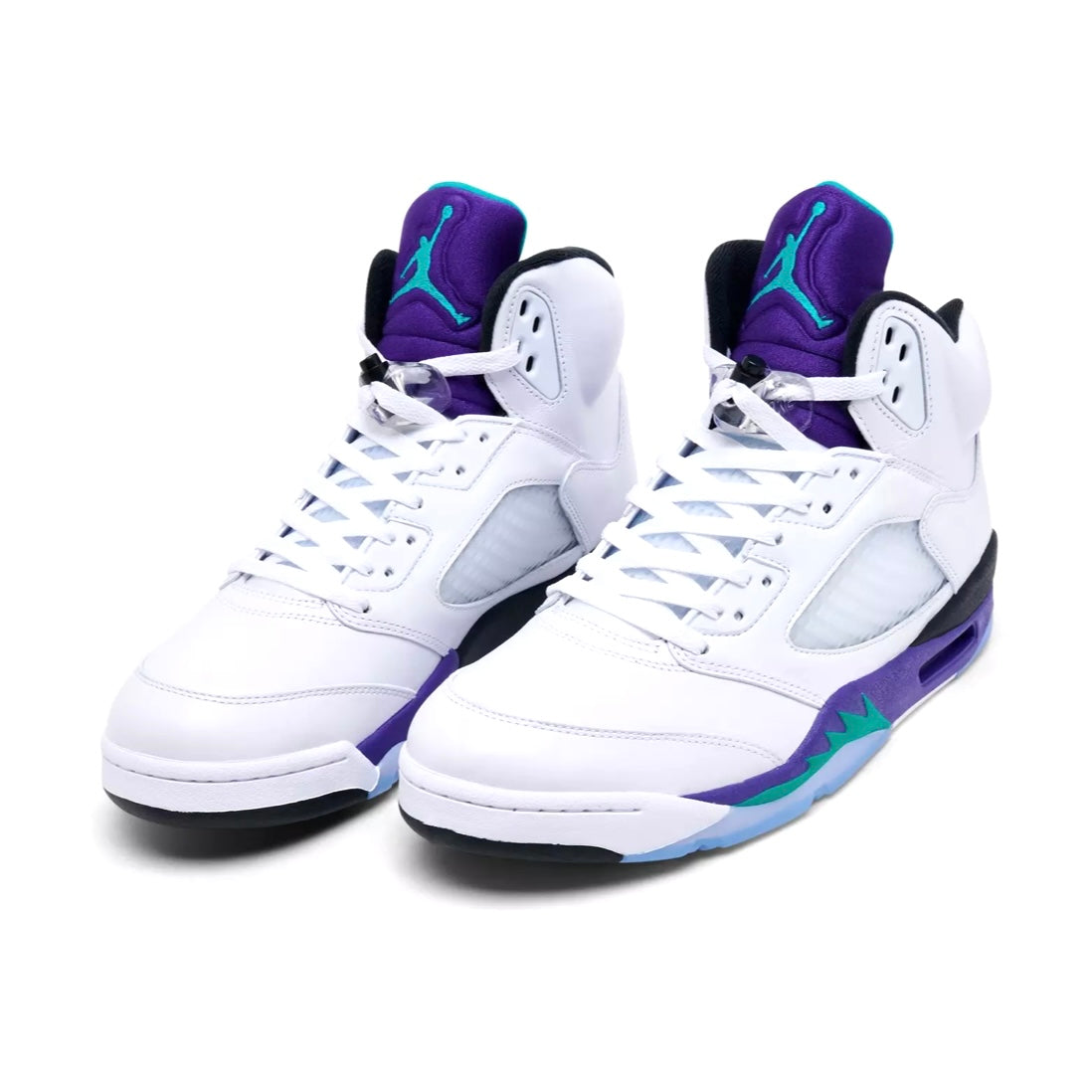 *New* Nike Air Jordan 5 Retro 'Grape' (2025) - Size 10.5M/12W - White/New-Emerald/Grape-Ice - HQ7978-100