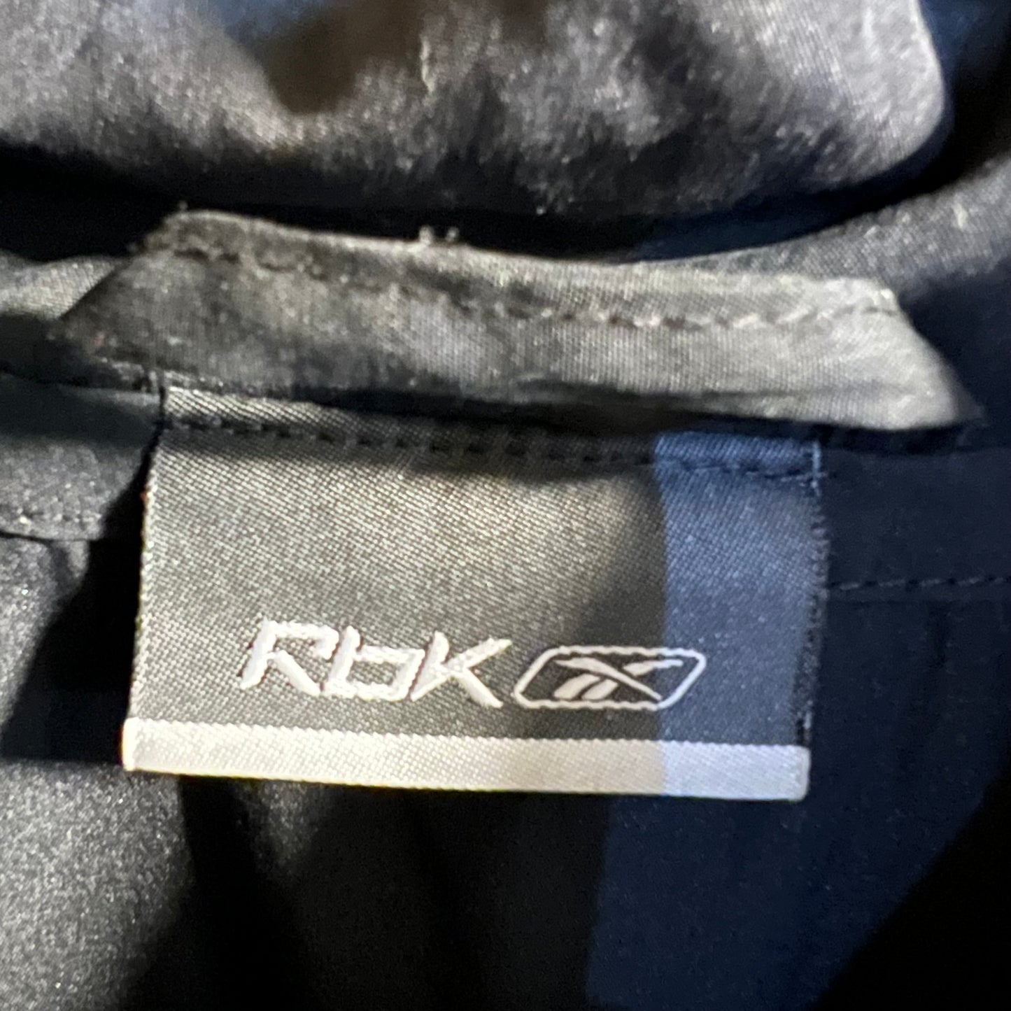 Vintage Embroidered Reebok Windbreaker Zip-Up Jacket - Size Large - Black/Red
