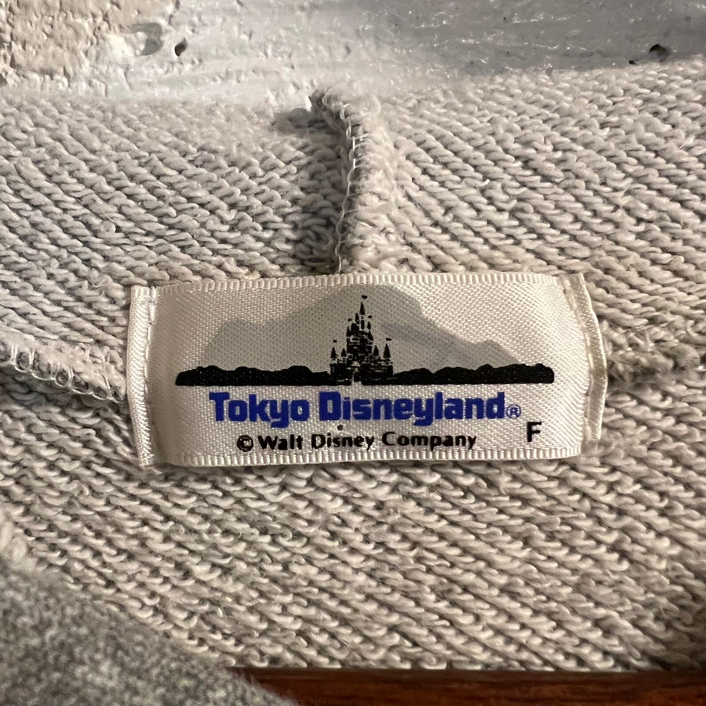 Vintage 1980's Tokyo Disneyland Walt Disney Company Minnie Mouse Pullover Hoodie - Size O/S -