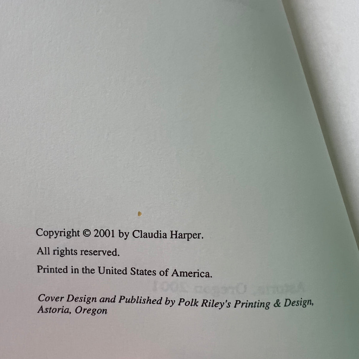 Vintage 2001 Tour Astoria 'Sites And Insights' Book By Claudia Harper