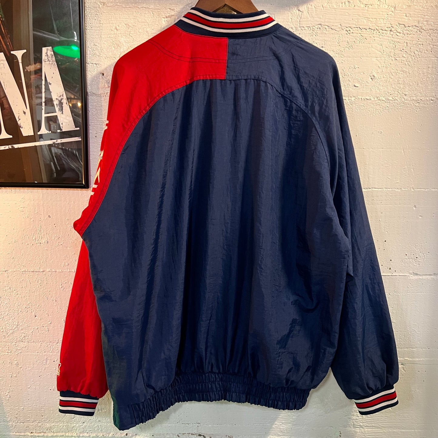Vintage 90's Anaheim Angels 2-Tone Starter Jacket - Size Large - Red/Blue/White